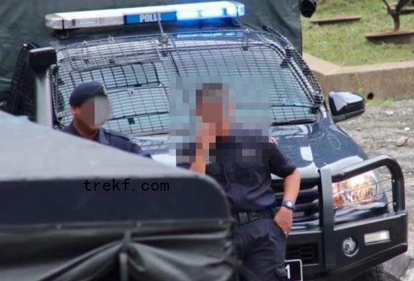 Earlier, a social media post by the woman went viral, alleging that a policeman made lewd gestures towards her, while taking photographs, during the protest on human rights.